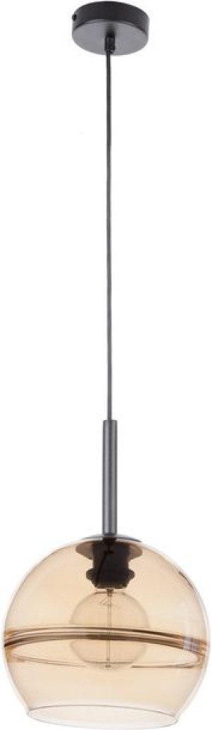Como lampa wisząca szklany klosz bursztynowy 32018 - Sigma