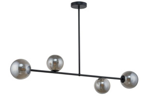 Lampa sufitowa nowoczesna Roma 4 szare kule szklane 32081 - Sigma