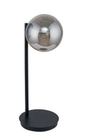 Lampka nowoczesna szklana kula Roma szara 50221 - Sigma