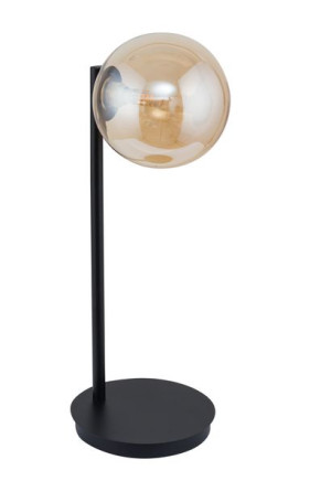 Lampka nowoczesna bursztynowa szklany klosz Roma 50222 - Sigma