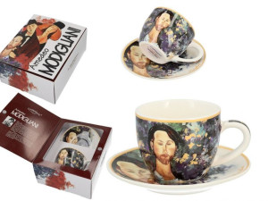 Filiżanka espresso ze spodkiem - A. Modigliani, Leopold Zborowski (CARMANI)