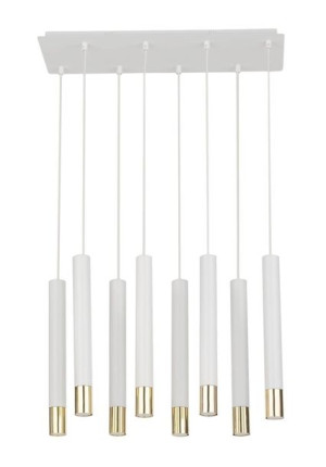 Sopel grand lampa wisząca biało złota 33391 Sigma