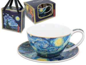 Filiżanka ze spodkiem - V. van Gogh, Gwiaździsta Noc (CARMANI)