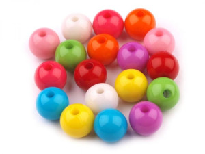 Koraliki Plastikowe Color 7mm 54szt