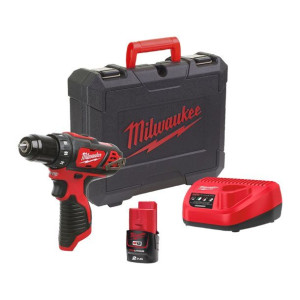 Wiertarko-wkrętarka Akumulatorowa Milwaukee M12bdd-201c' 12v 1 X 2.0ah