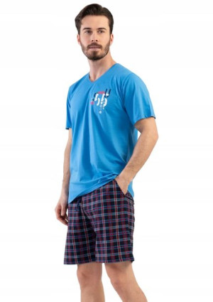 Piżama Męska bawełniana krótki Vienetta 2XL + size