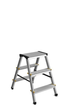 Drabina Aluminiowa | 2-stronna | 3-stopniowa | 150 kg