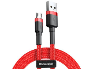 BASEUS Kabel USB/MicroUSB 2,0m  QC3.0 2.4A (CAMKLF-C09) Red