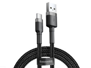 BASEUS Kabel USB Type C 0,5m (CATKLF-AG1) Gray+Black