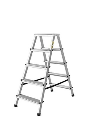 Drabina Aluminiowa | 2-stronna | 5-stopniowa | 125 kg