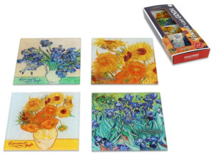 Kpl. 4 podkładek szklanych - V. van Gogh (CARMANI)