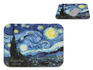 Podkładka pod mysz komputerową - V. van Gogh, Gwiaździsta Noc (CARMANI)