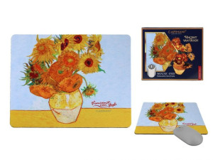 Podkładka pod mysz komputerową - V. van Gogh, Słoneczniki w wazonie