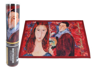 Podkładka - A. Modigliani, Jeanne Hebuterne i Autoportret (CARMANI)