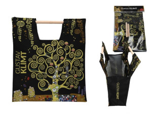 Torba z drewnianym uchwytem - G. Klimt (CARMANI)