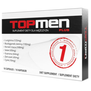 Topmen Najskuteczniejsze Tabletki Na Erekcję 10 Tabletek