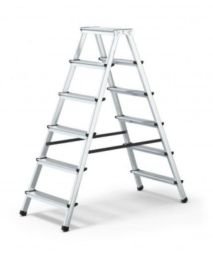 Drabina Aluminiowa | 2-stronna | 7-stopniowa | 125kg