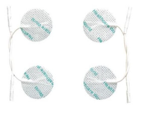 Elektrody Żelowe Okrągłe Tens Ems 2mm 4szt 2mm Pin