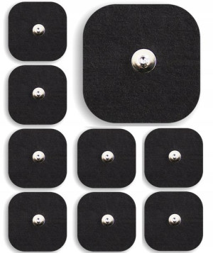 12 Elektrody Żelowe Compex Tens Ems Guzik 5x5cm