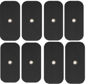 8 Elektrody Żelowe Compex Tens Ems Guzik 10x5cm