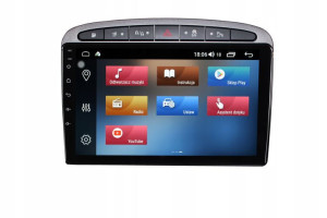 Radio Nawigacja Gps Peugeot 408 2010-2014 Android