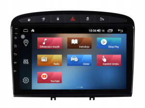 Radio Nawigacja Gps Peugeot 408 2010-2014 Android