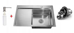 Zlewozmywak stalowy STEEL 6350P