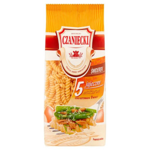 Pakiet 5szt Czaniecki Makaron 5 jajeczny ŚWIDEREK 250 G
