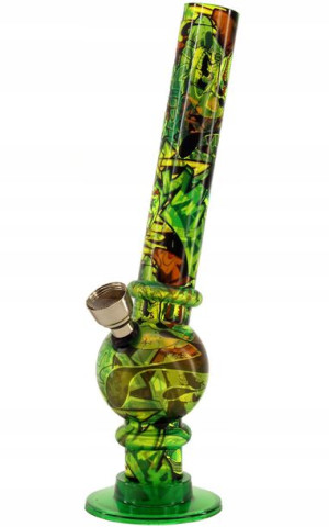 Fajka Bongo akrylowa Graffiti wys.20 cm