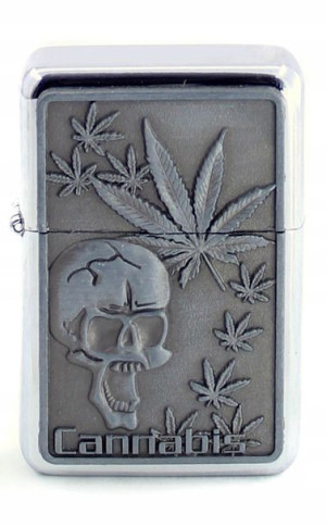 Zapalniczka benzynowa Skull Leafs