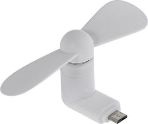 Wiatraczek USAMS microUSB biały/white MICMF02