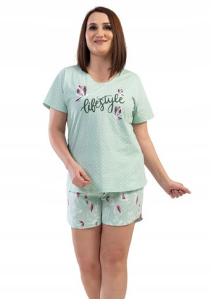 Piżama Damska Vienetta bawełniana +Size 3XL 52 54