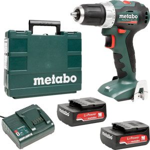 Wkrętarka Akumulatorowa Metabo 1-10mm, 18/45nm, 12v Li-ion, 2 X 2,0ah