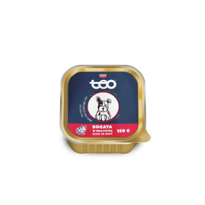 Karma mokra dla psa TEO Mini szalka bogata w wołowinę 150 g