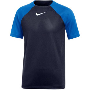 Koszulka dla dzieci nike df academy pro ss top k granatowo-niebieska dh9277