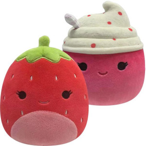 Squishmallows Flip a Mallows 2w1 Truskawka i Jogurt Scarlet i Cinnamon 2456
