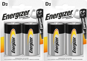 4x Bateria Alkaliczna Energizer R20 Lr20 D 1,5v