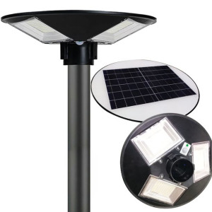 Duża Lampa Solarna Latarnia Uliczna Ogrodowa Pilot 300w