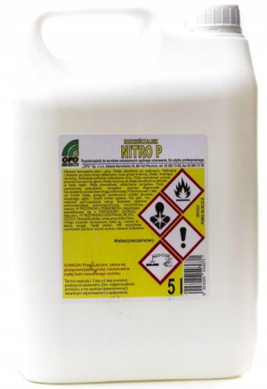 Rozpuszczalnik Rozcieńczalnik Nitro 5l Radom Super Jakość