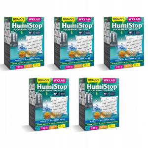 Humistop Wkład Zapas Do Pochłaniacza Wilgoci X 5