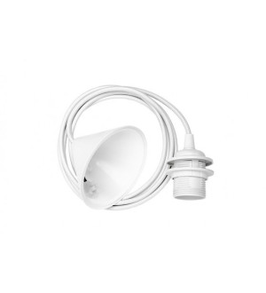 Zawieszenie do lamp UMAGE biały oplot 2.1 m Ø 11cm E27