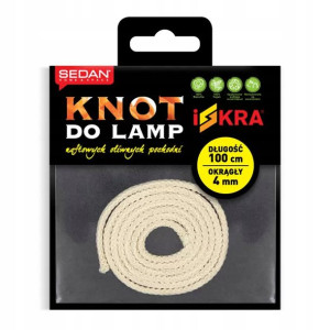 Knot Okrągły Do Lampy Naftowej Pochodni - 1m / 4mm