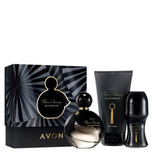 AVON Far Away Glamour Zestaw Upominkowy EDP Perfumy
