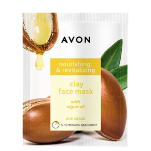 AVON Maseczka do Twarzy z Glinką i Olejkiem Arganowym