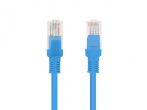 Patchcord Lanberg UTP kat.5e 0,5m niebieski