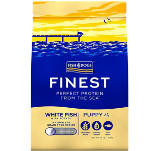 Fish4Dogs Finest Puppy White Fish Large 6kg