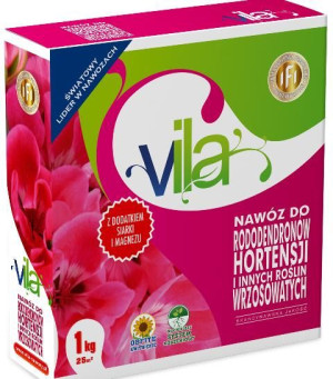 Nawóz 1kg Hortensje Rodondredony Wrzosy Vila