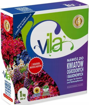 Nawóz 1kg Kwiaty ogrodowe i balkonowe Vila