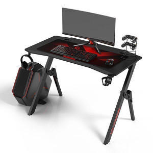 ULTRADESK Biurko dla gracza ACTION V2, 110x59 cm, 75 cm, z podkładką pod my