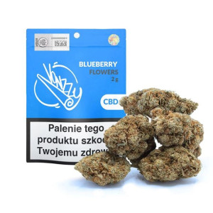Susz konopny CBD Vonzzy Flowers BLUEBERRY do 7% CBD 2g
